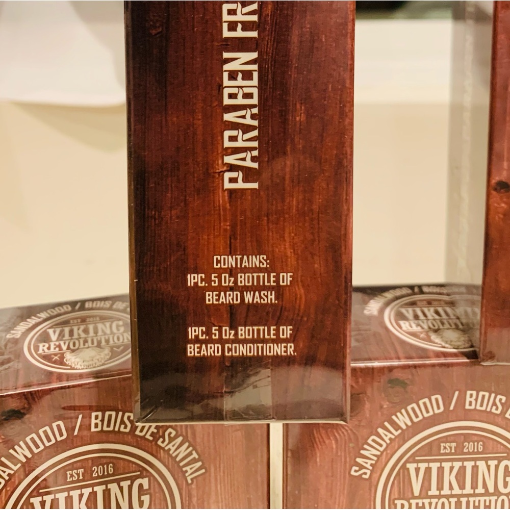 Viking Revolution Beard Wash & Conditioner (5 Sets) - Picture 2 of 2